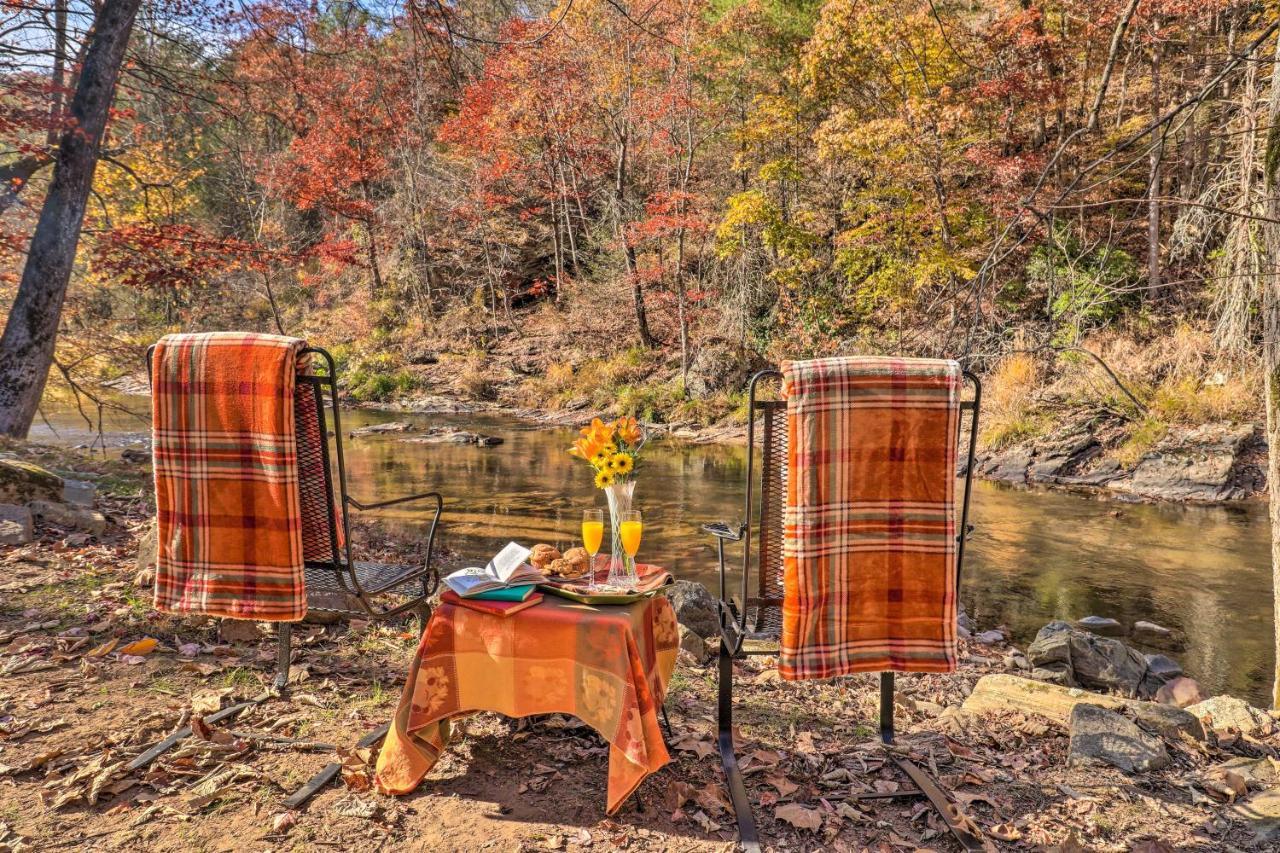 Вилла Creekside Retreat With Deck, 18 Miles To Wolf Ridge Weaverville Экстерьер фото