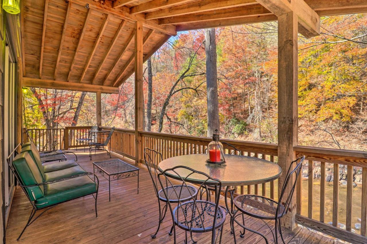 Вилла Creekside Retreat With Deck, 18 Miles To Wolf Ridge Weaverville Экстерьер фото