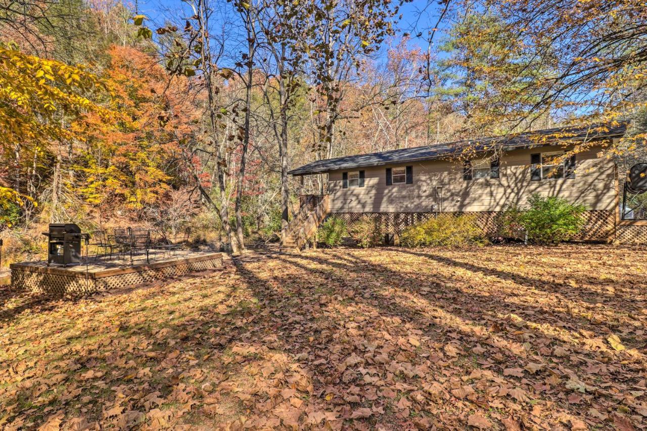 Вилла Creekside Retreat With Deck, 18 Miles To Wolf Ridge Weaverville Экстерьер фото