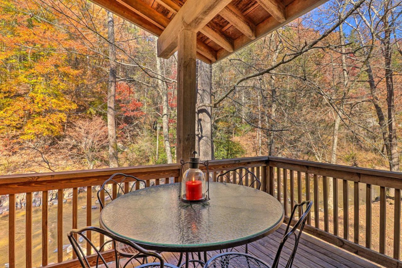 Вилла Creekside Retreat With Deck, 18 Miles To Wolf Ridge Weaverville Экстерьер фото