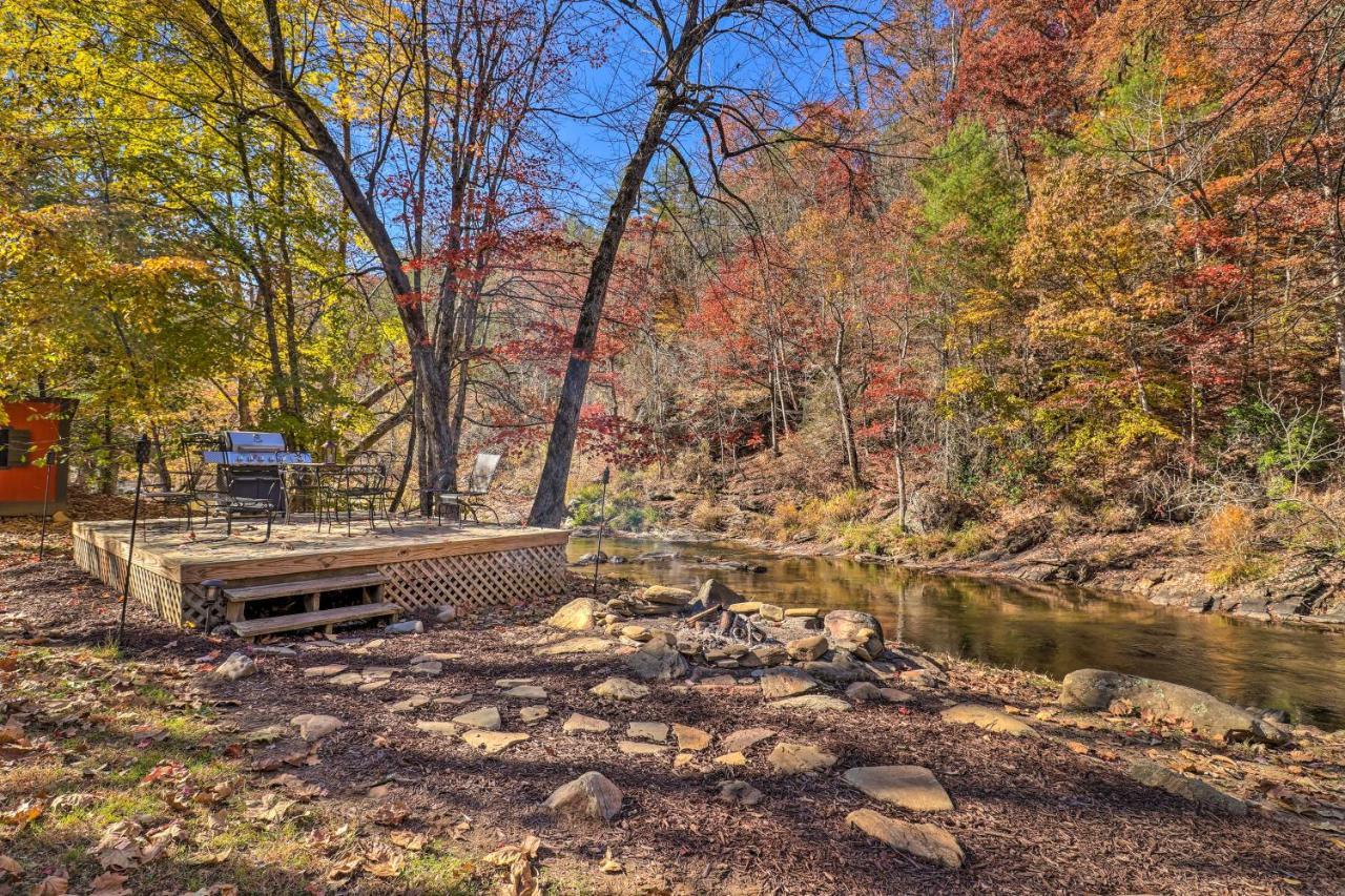 Вилла Creekside Retreat With Deck, 18 Miles To Wolf Ridge Weaverville Экстерьер фото