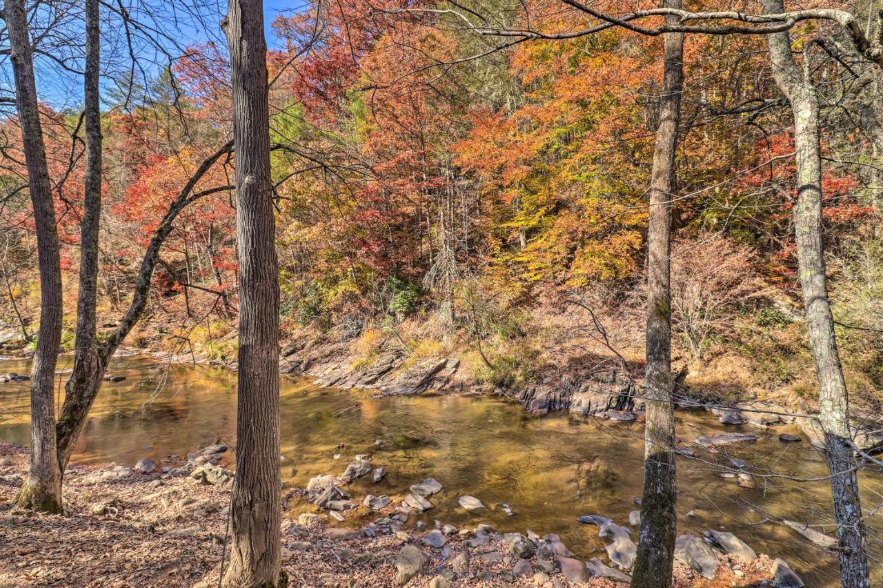 Вилла Creekside Retreat With Deck, 18 Miles To Wolf Ridge Weaverville Экстерьер фото
